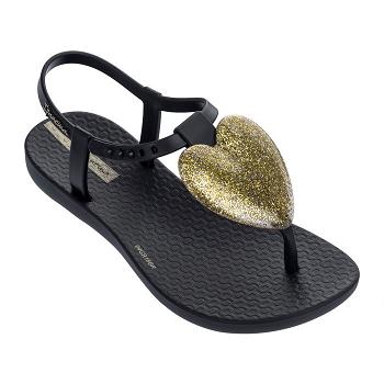 Ipanema Sandals Kids Love Black Gold 042573HMZ Ireland